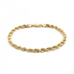 Bracelet femme Carador or 375/000 maille corde