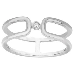 Bague Femme Argent et Diamant Collection ETAT D'AME