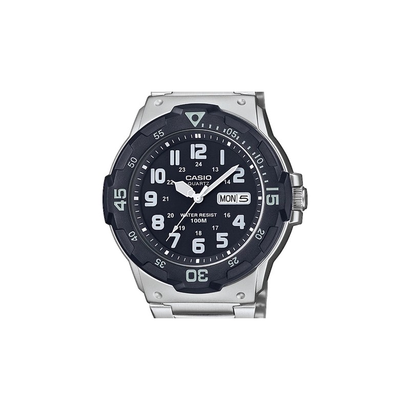 Montre analogique Casio bracelet acier argenté