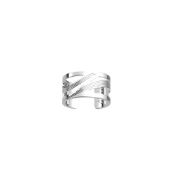 Bague femme 12mm Les Georgettes Vibration finition argent brillant