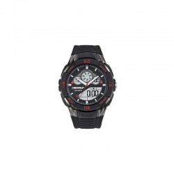 Montre Homme Ruckfield résine et silicone noirs