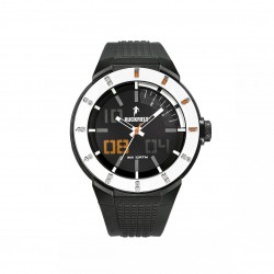 Montre Homme Ruckfield résine et silicone noirs