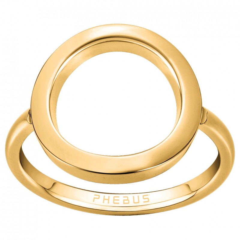 Bague Amporelle cercle Acier doré