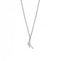 Collier et Pendentif Femme Lotus Style Collection BLISS Acier