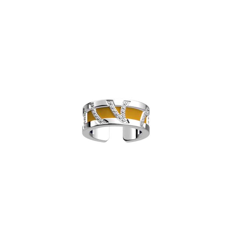 CUIR BAGUE LES GEORGETTES SUN / MARINE 8 MM