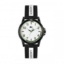 Montre enfant TEEN RIDER BRACELET SILICONE NOIR ET BLANC