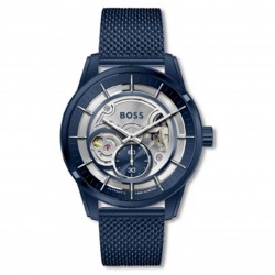 Montre automatique Sophio homme boss couleur bleue