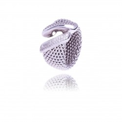 Bague femme Una Storia Borghèse argent rhodié 925/000