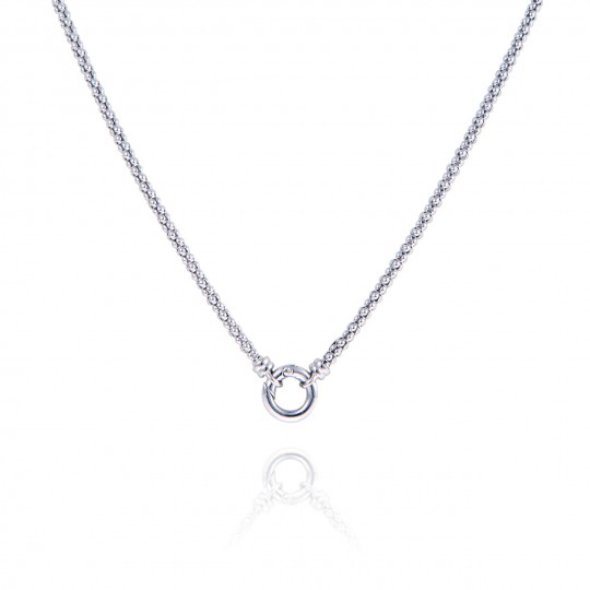 Collier Femme Una Storia Argent 925 000 Bouée 59cm