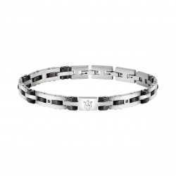 Bracelet Homme Maserati acier et céramique noire