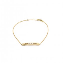 Bracelet Femme en Or Jaune 375 Diamant/FCUT 2BS_Y