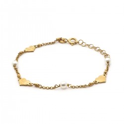 Bracelet Femme Argent Gold avec Altrenance COE
