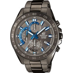 Montre Chrono homme Edifice by Casio acier gris anthracite