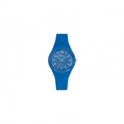 Montre Junior Tekday Bracelet en Silicone Bleu