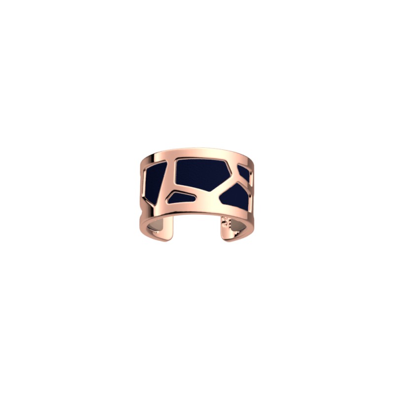 CUIR BAGUE LES GEORGETTES POUDRE / OMBRE BLEUTE 12MM