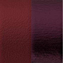 Cuir pour bracelet 14 mm Les Georgettes Cassis/Mure nacrée