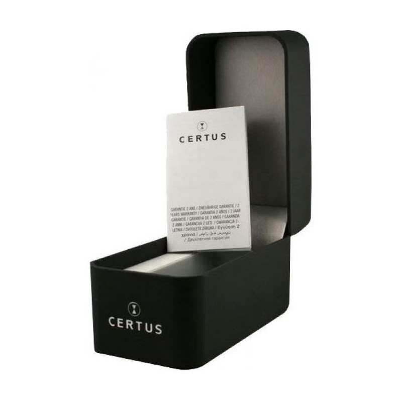 Montre analogique Certus Junior licornes bracelet cuir blanc