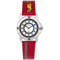 Montre Certus Junior en Cuir Rouge