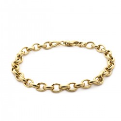 Bracelet Carador or jaune 750/000 maille JASERON