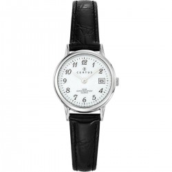 Montre Femme Certus Bracelet en Cuir Noir