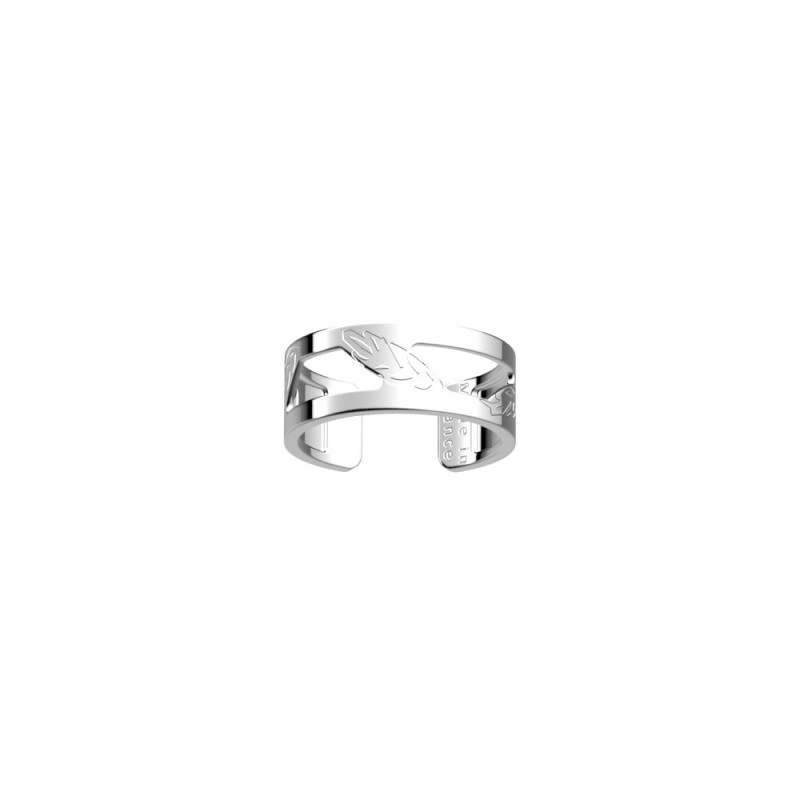 BAGUE LES GEORGETTES ÉPIS BLÉ LAITON ARGENTÉ 8 MM