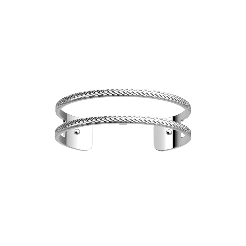 MANCHETTE LES GEORGETTES TRESSE LAITON ARGENTÉ 14 MM