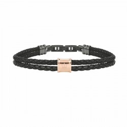 Bracelet Homme Maserati cuir NOIR