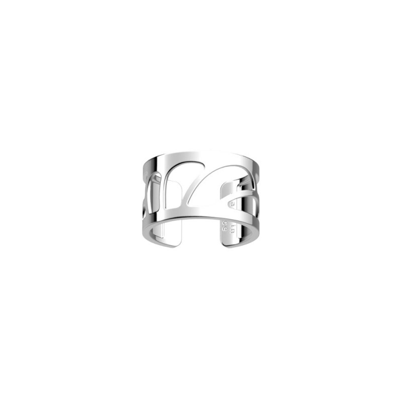 BAGUE LES GEORGETTES CHANTILLY LAITON ARGENTÉ 12 MM
