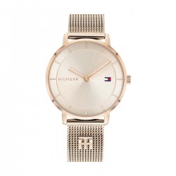 Montre femme Tommy hilfiger collection Tea couleur dorée rose