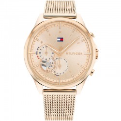 Montre femme Tommy hilfiger collection Quinn couleur dorée rose