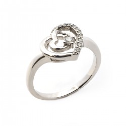Bague argent femme Carador