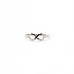 Bague Carador motif infini argent 925/000