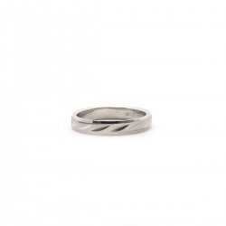 Bague femme Carador anneau ciselé argent 925/000