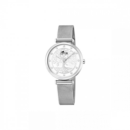 Montre Pendentif Lotus à Quartz - Modèle Argenté Avec Calendrier, Occasion Pour Femme