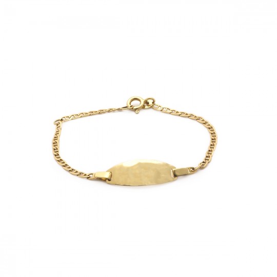 Gourmette Enfant Plaquée Or 18 Carats - Cœur, Style Identité, Neuve Avec étiquettes