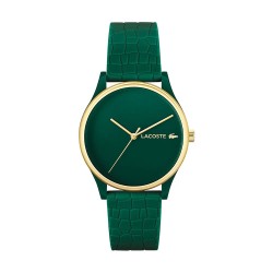 MONTRE FEMME LACOSTE SILICONE VERT