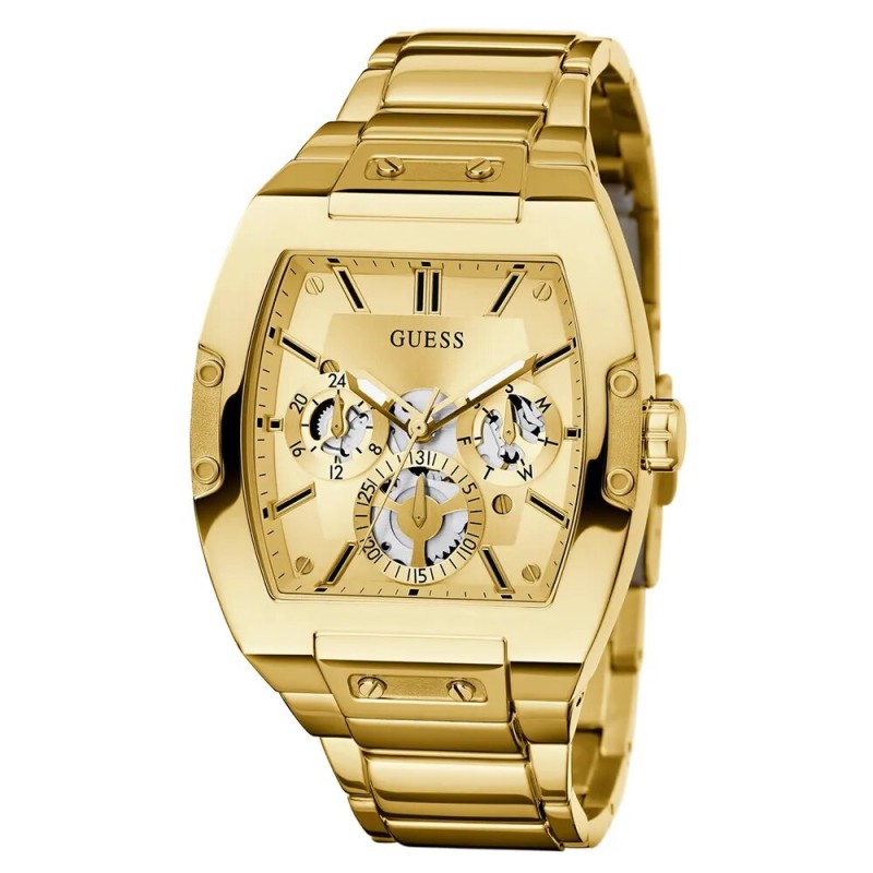 Montre Homme Guess Continental GW0260G4 - Bracelet Acier Doré sur  Bijourama, référence des bijoux Homme en ligne