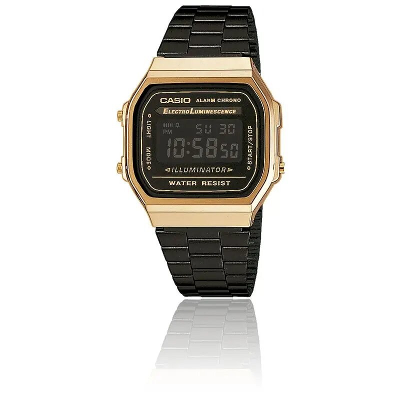 Montre digitale Casio Collection Vintage bracelet résine noir