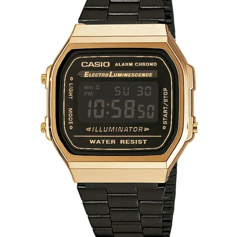 Montre digitale Casio Collection Vintage bracelet résine noir