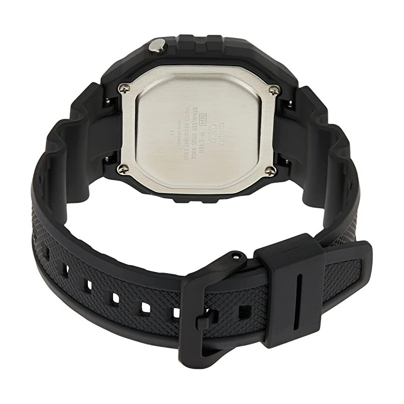 Montre digitale Casio bracelet résine noir