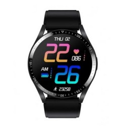 Montre Connectée Smarty en silicone noir