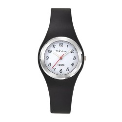 Montre TEKDAY Femme silicone noir