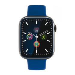 Montre TEKDAY Connectée silicone bleu