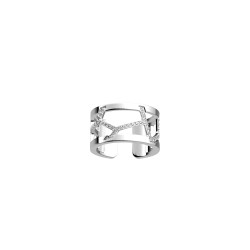 Bague Femme Les Georgettes Giraphe 12 mm argentée