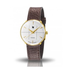 Montre Lip Bracelet cuir marron