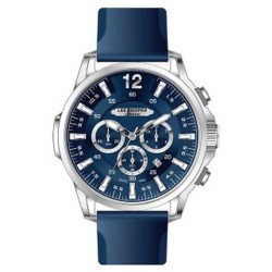 Montre Lee Cooper Homme Bracelet silicone bleu