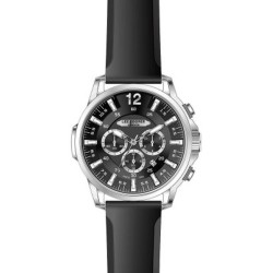 Montre Lee Cooper Homme Bracelet cuir noir cadran noir