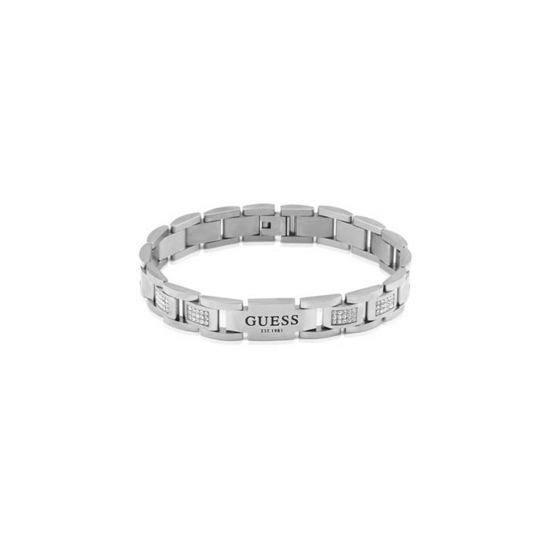 Bracelet GUESS collection FRONTIERS acier argenté