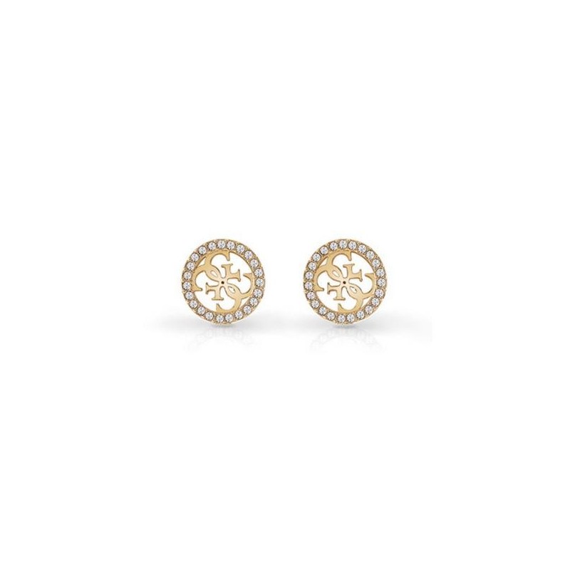 Boucles d'oreilles clous Guess collection Studs Party acier doré