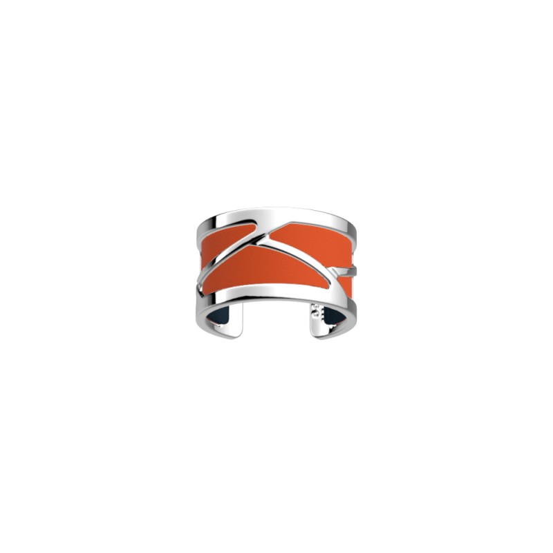 CUIR BAGUE LES GEORGETTES BLEU NOCTURNE / MOCHA 12MM
